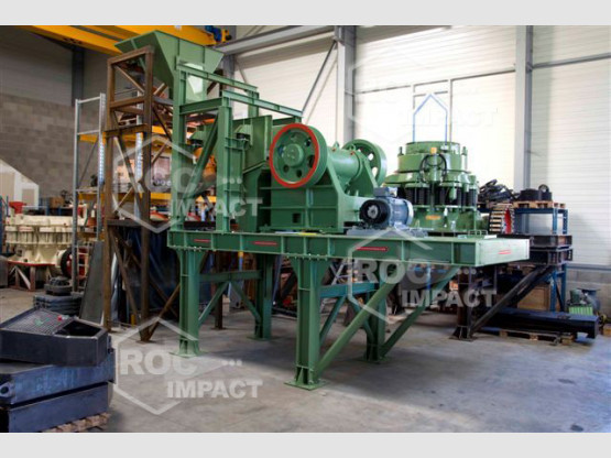 Delivery of a Complete TURN KEY Crushing and Screening Plant 100 TPH vanadium, titanium, magnésium