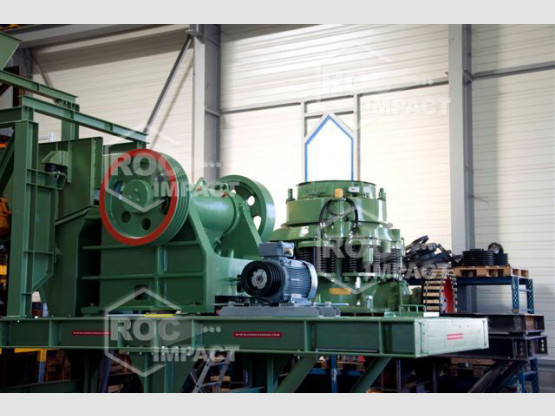 Delivery of a Complete TURN KEY Crushing and Screening Plant 100 TPH vanadium, titanium, magnésium