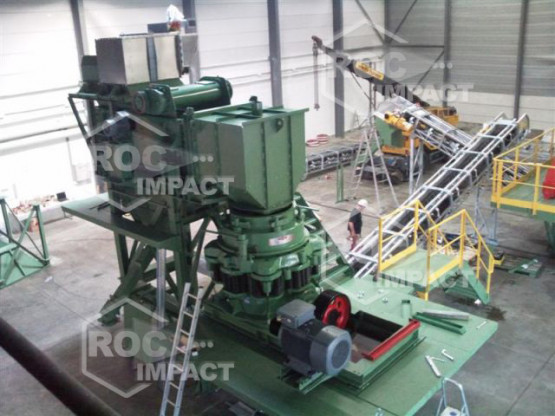 Delivery of a Complete TURN KEY Crushing and Screening Plant 100 TPH vanadium, titanium, magnésium