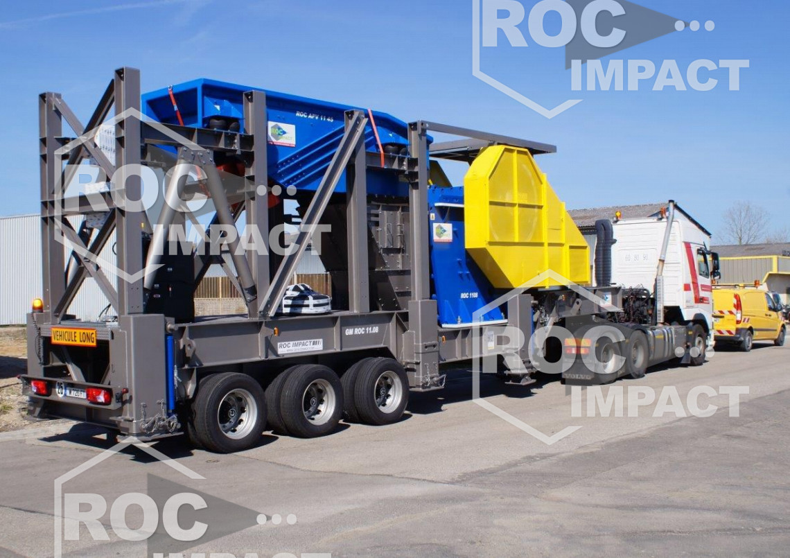 Installation mobile sur pneus complète pour le Suriname