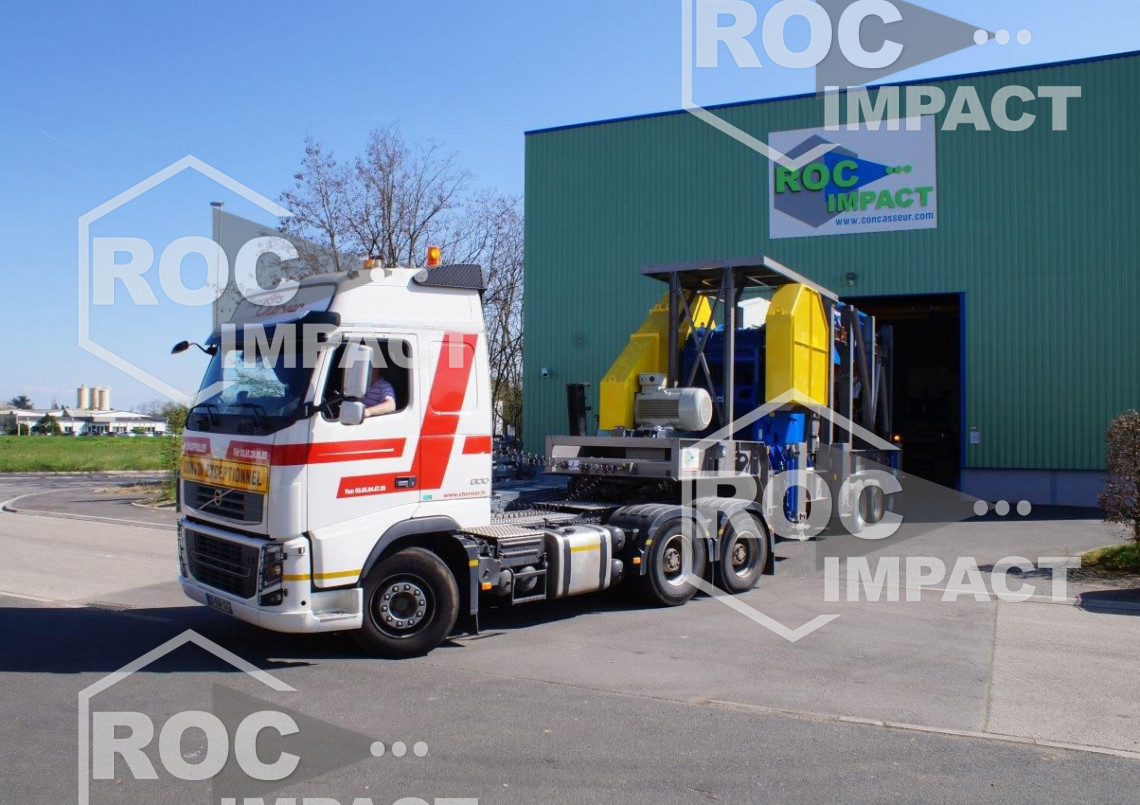 Installation mobile sur pneus complète pour le Suriname