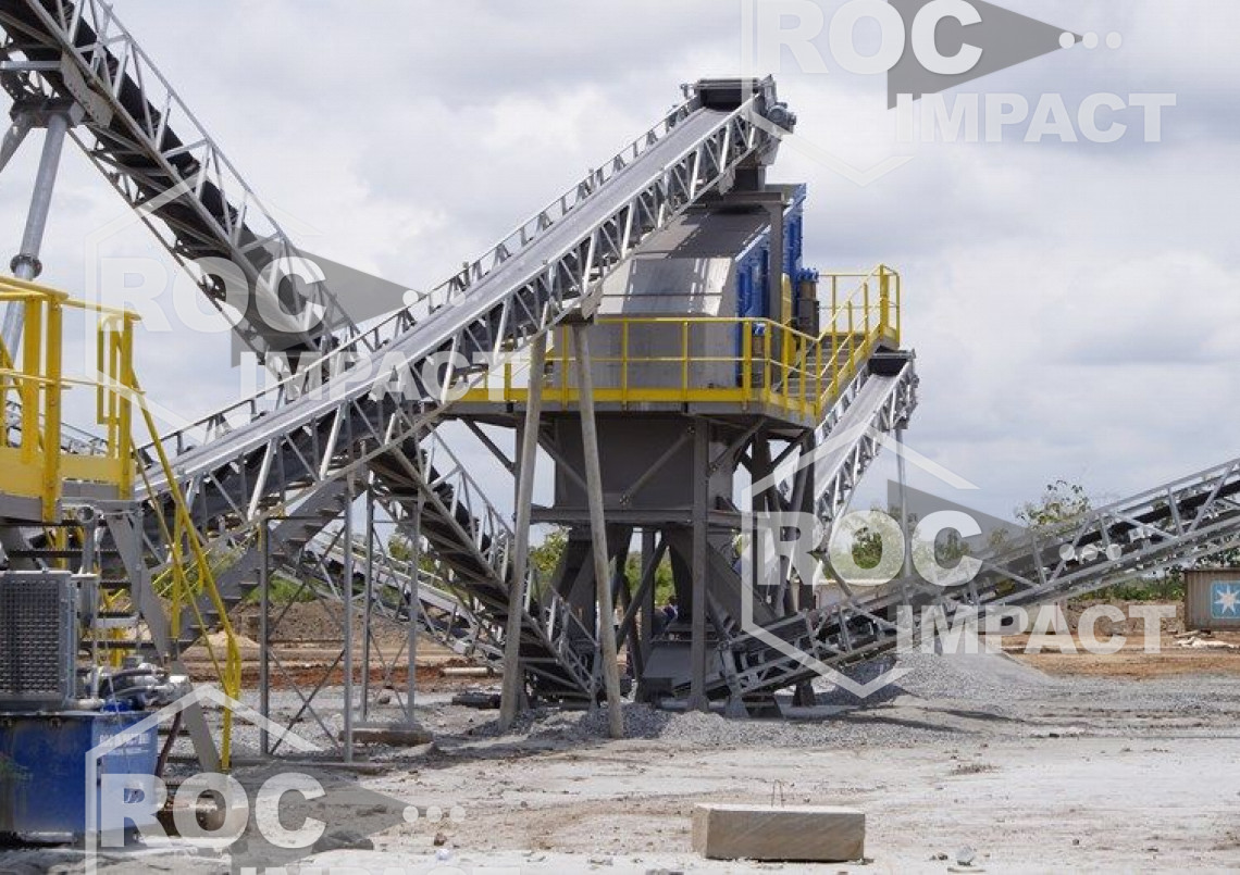 Installation complet mobile de concassage et criblage 200 t/h  (destination Togo)