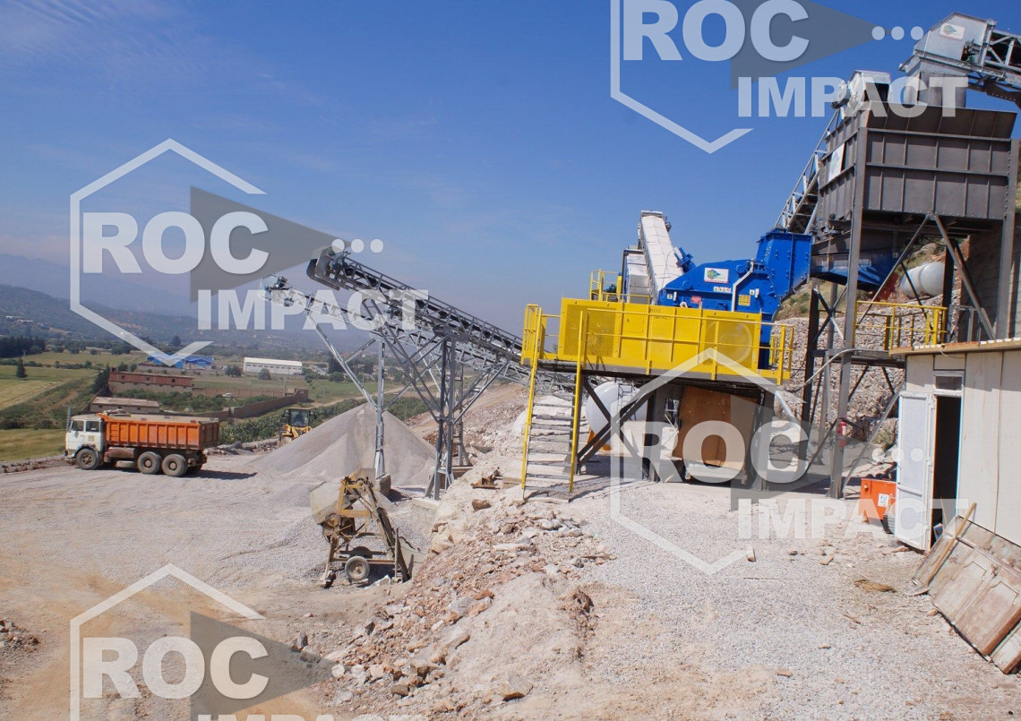 CRUSHING PLANT CAPACITY 300 T/H - 0/25 MM (DESTINATION ALGERIE)