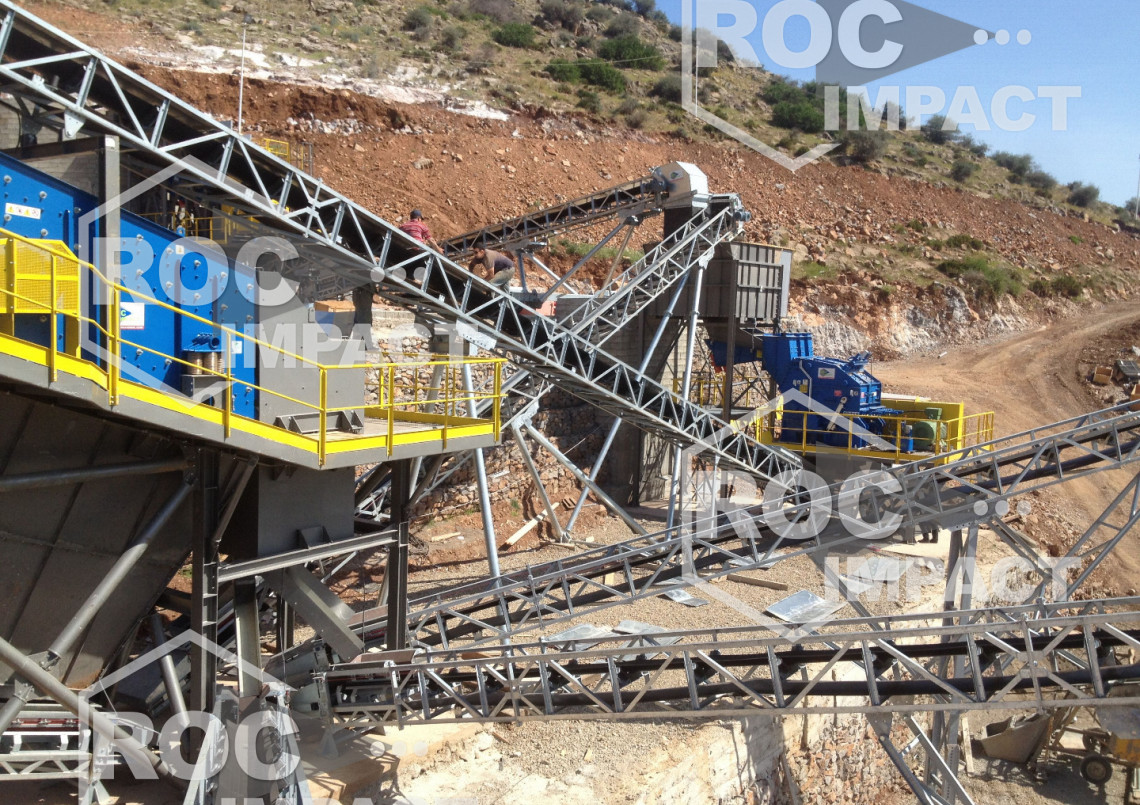 CRUSHING PLANT CAPACITY 300 T/H - 0/25 MM (DESTINATION ALGERIE)