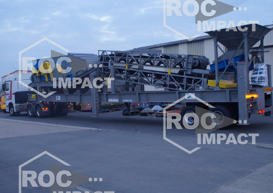 Installation mobile sur pneus complète pour le Suriname