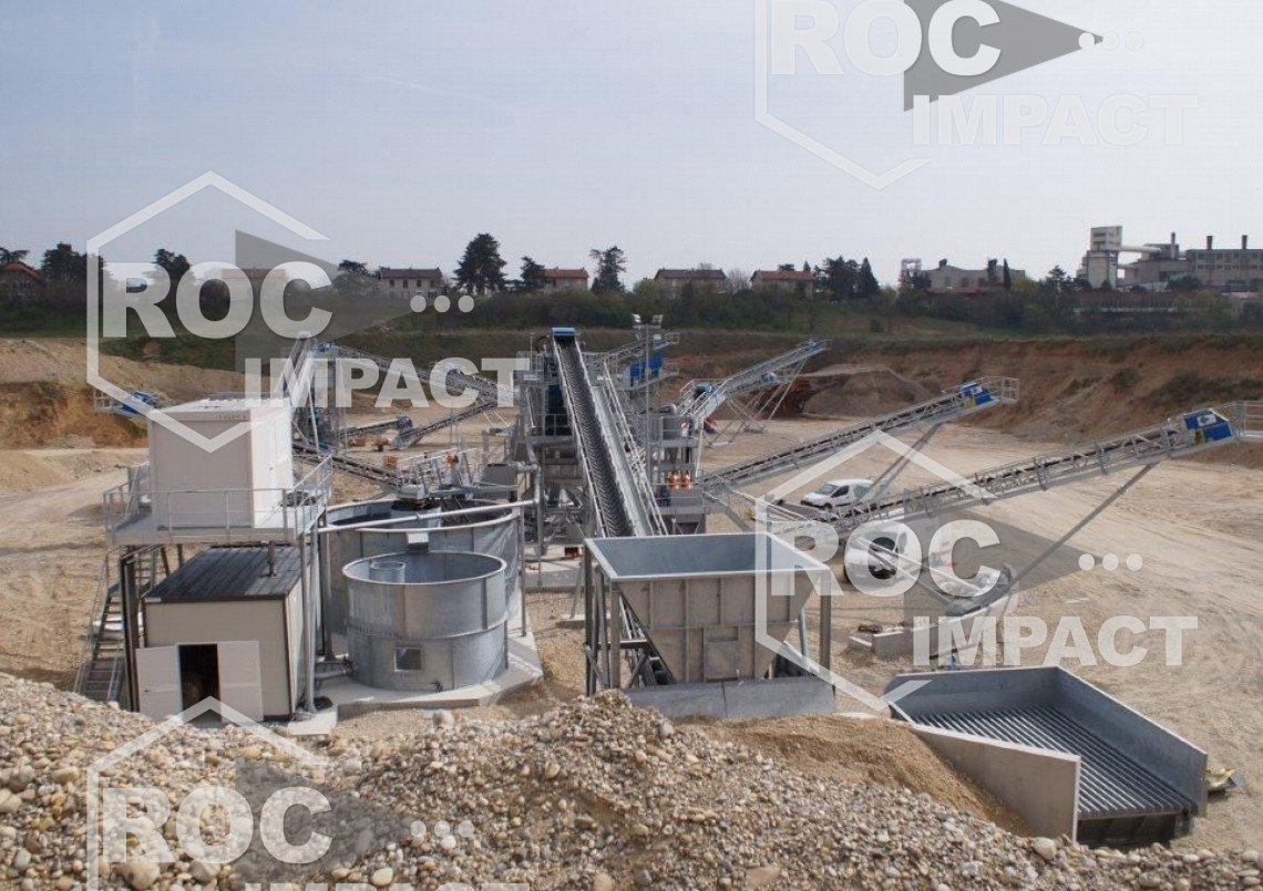 Station complete de 200 t/h en France