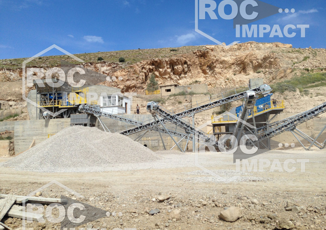 Installation complète 150 t/h en Algérie