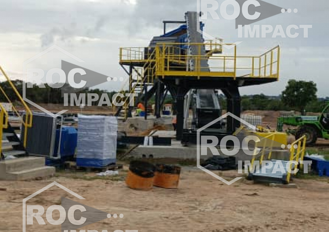 Installation de concassage ROC IMPACT en Côte d’Ivoire 250 t/h
