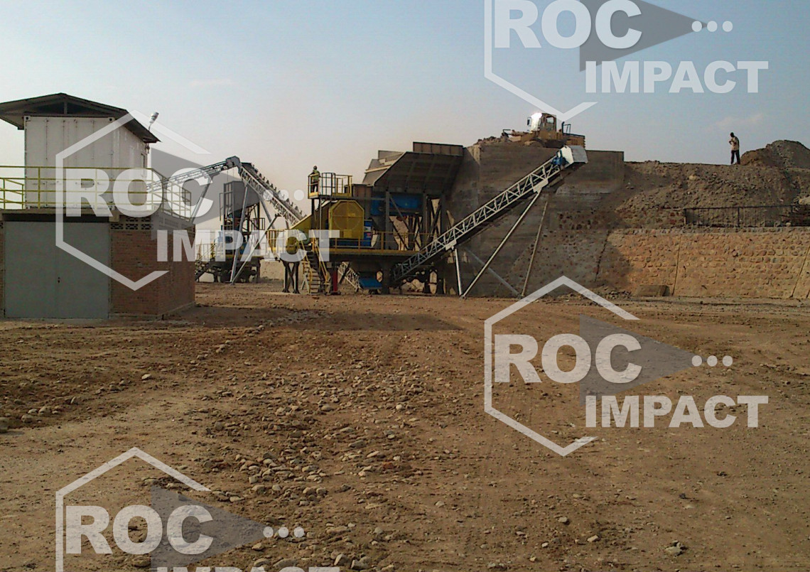 Installation mobile complète 150 t/h au Burundi