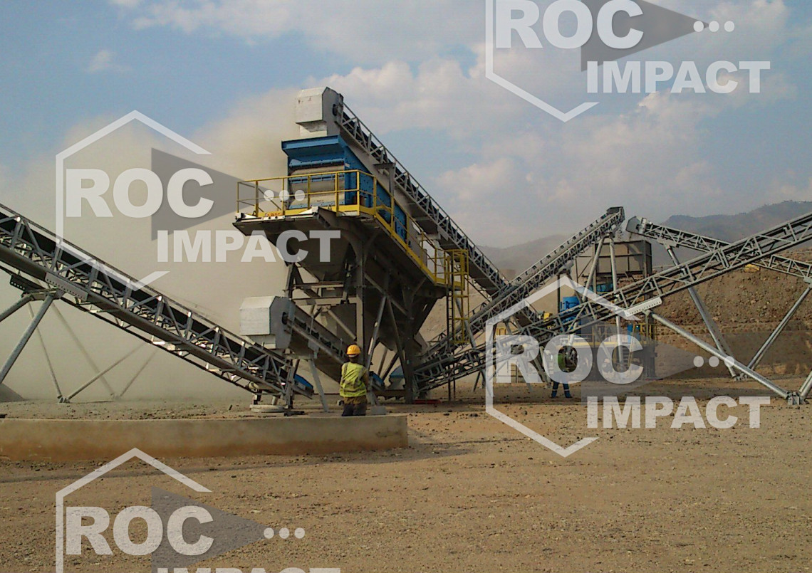 Installation mobile complète 150 t/h au Burundi