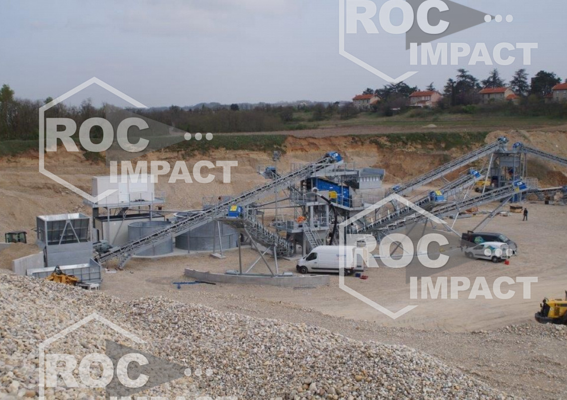 Station complete de 200 t/h en France