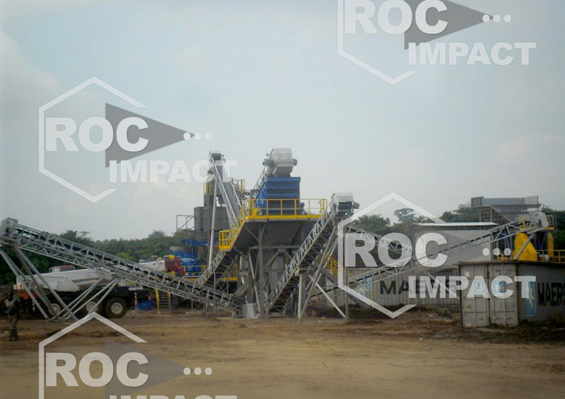 Installation complet mobile de concassage et criblage 200 t/h  (destination Togo)