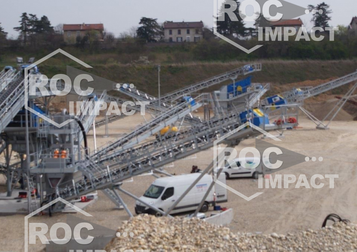 Station complete de 200 t/h en France