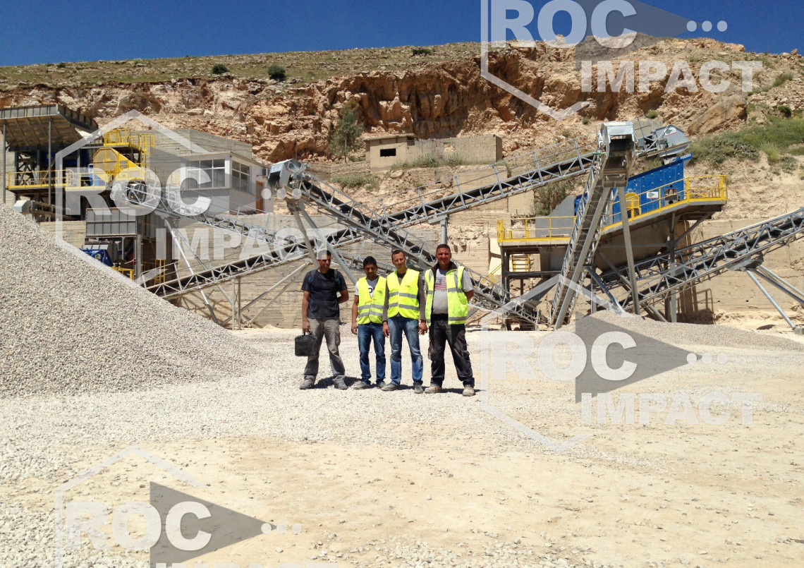 Installation complète 150 t/h en Algérie