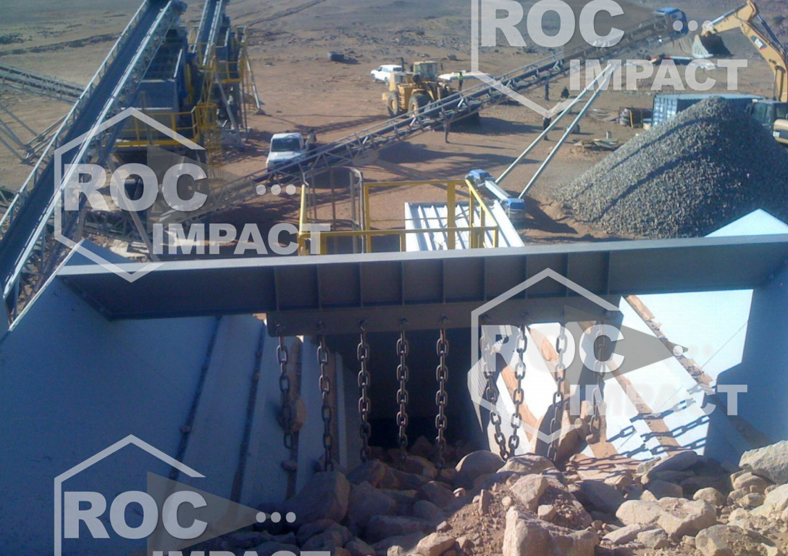 Installation mobile complète «clé en main» totalement réalisée par Roc Impact (Mauritanie)