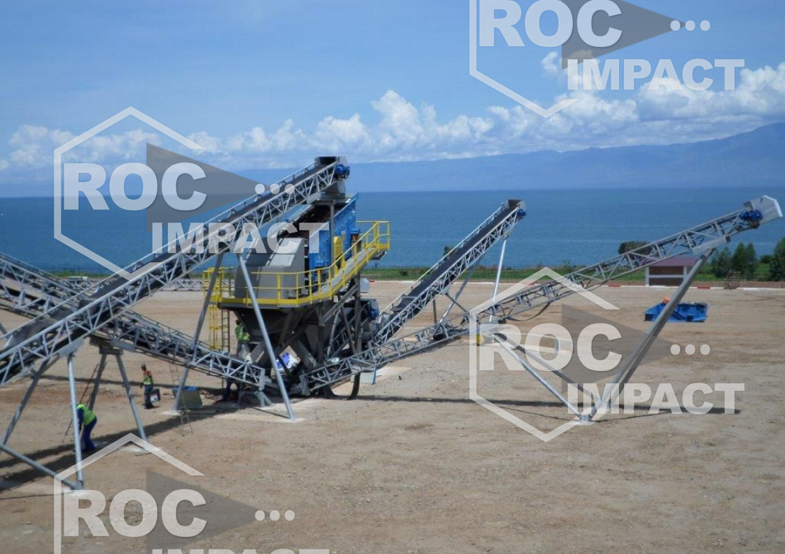 Installation mobile complète 150 t/h au Burundi