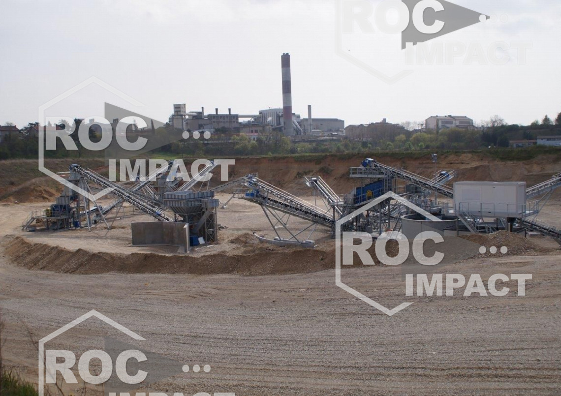 Station complete de 200 t/h en France