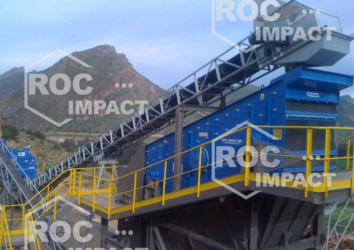 CRUSHING PLANT CAPACITY 300 T/H - 0/25 MM (DESTINATION ALGERIE)