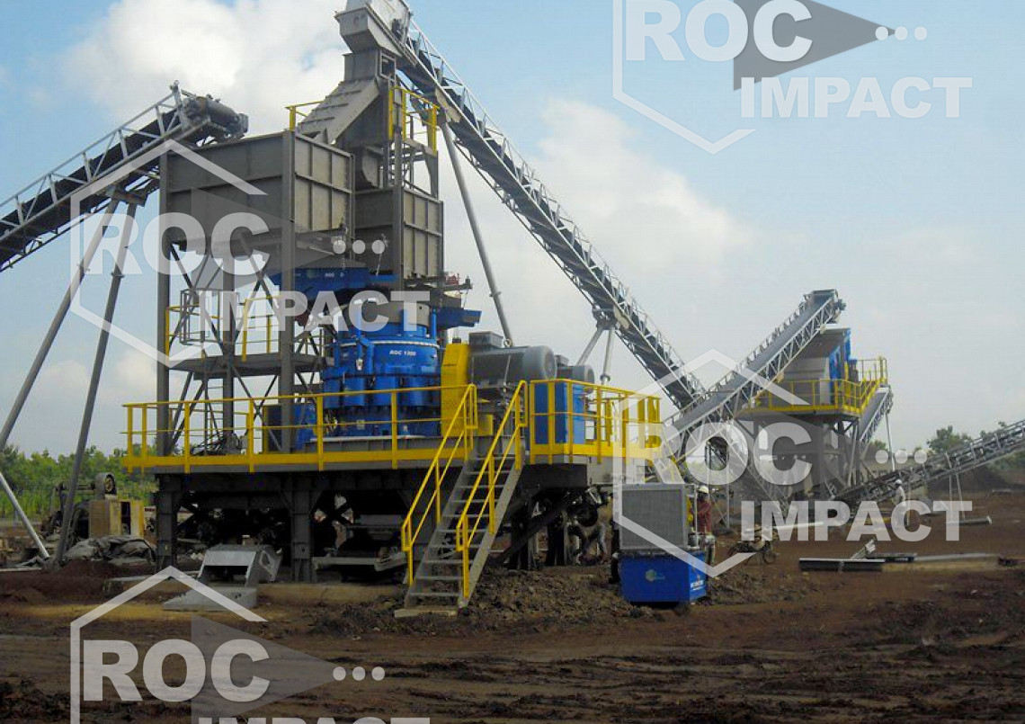 Installation complet mobile de concassage et criblage 200 t/h  (destination Togo)