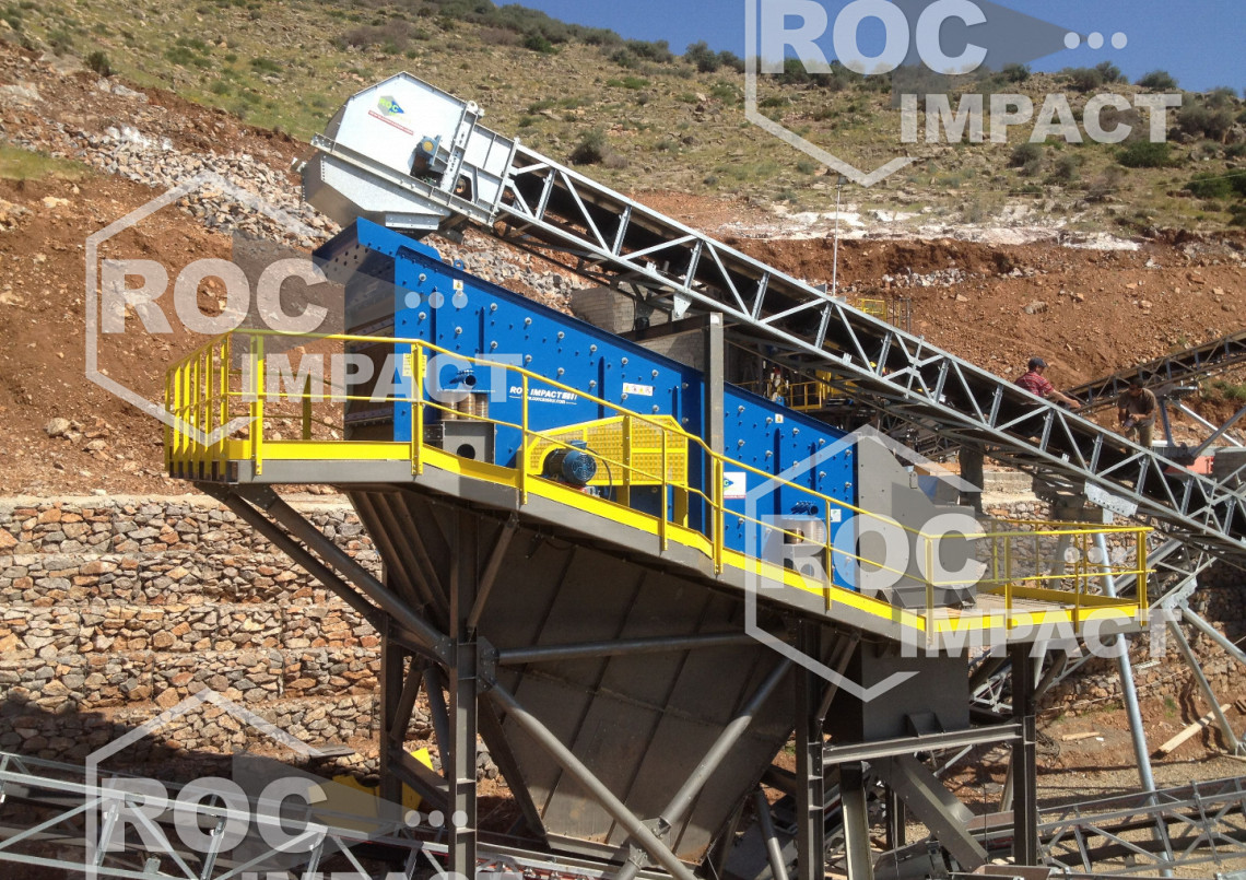 CRUSHING PLANT CAPACITY 300 T/H - 0/25 MM (DESTINATION ALGERIE)