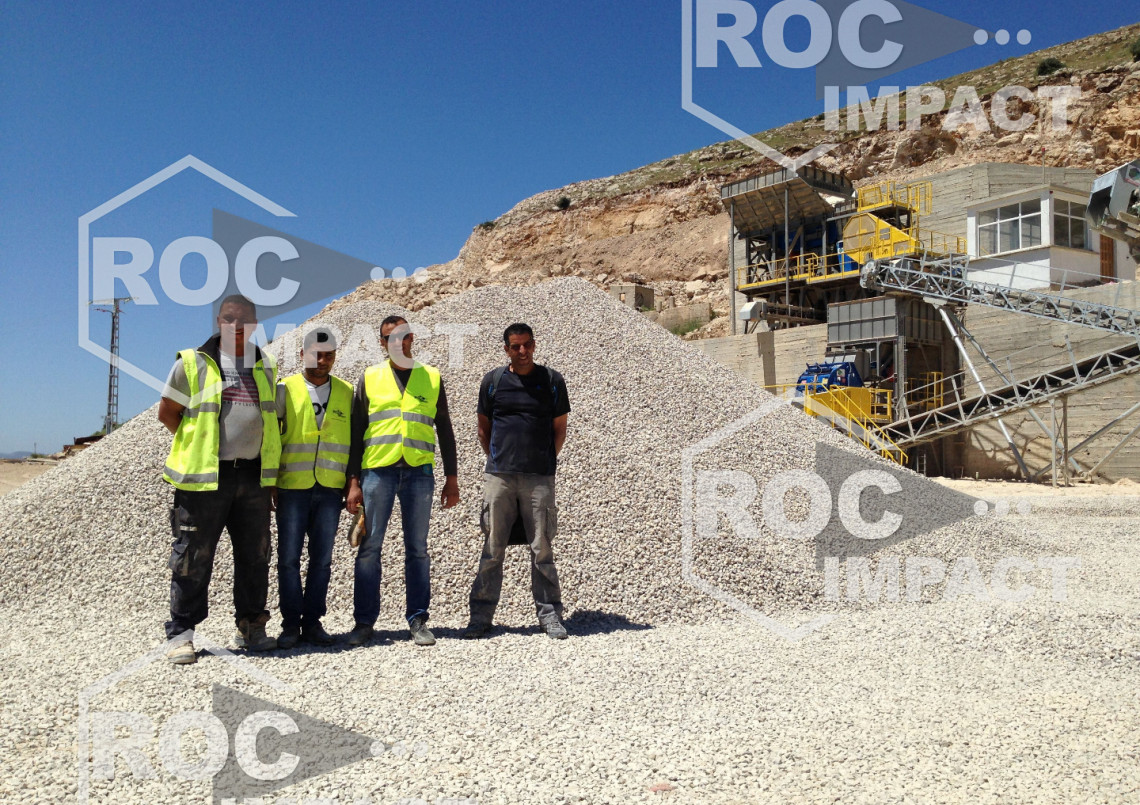 Installation complète 150 t/h en Algérie