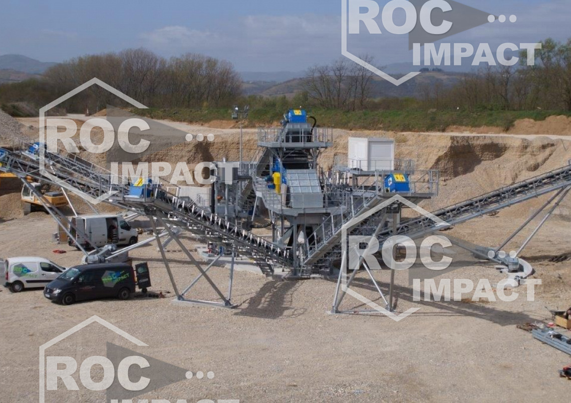 Station complete de 200 t/h en France