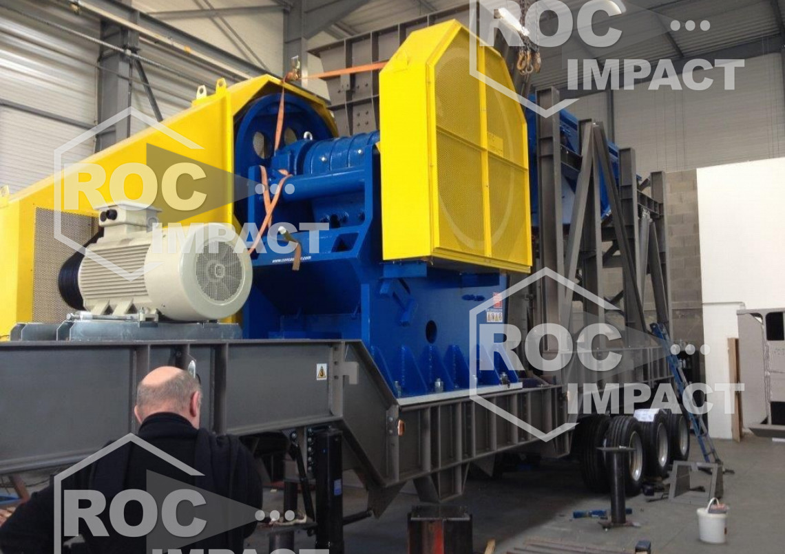 Installation mobile complète «clé en main» totalement réalisée par Roc Impact (Mauritanie)