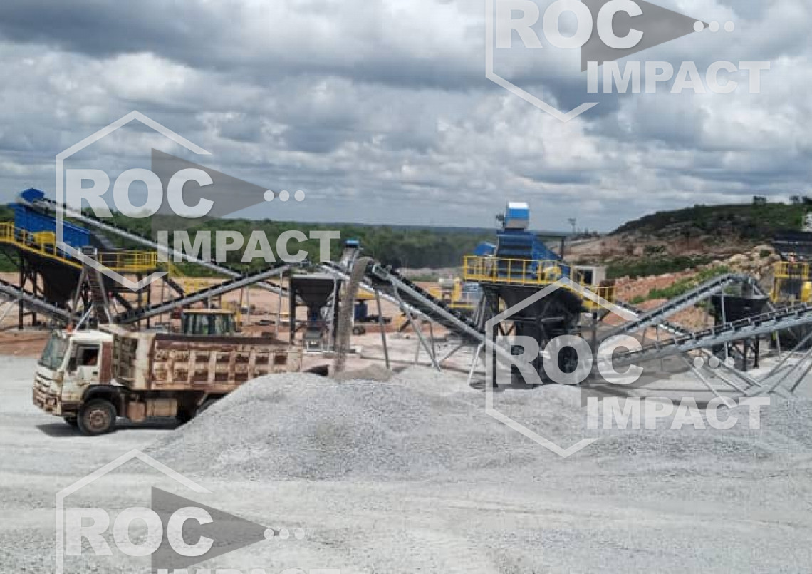 Installation de concassage ROC IMPACT en Côte d’Ivoire 250 t/h