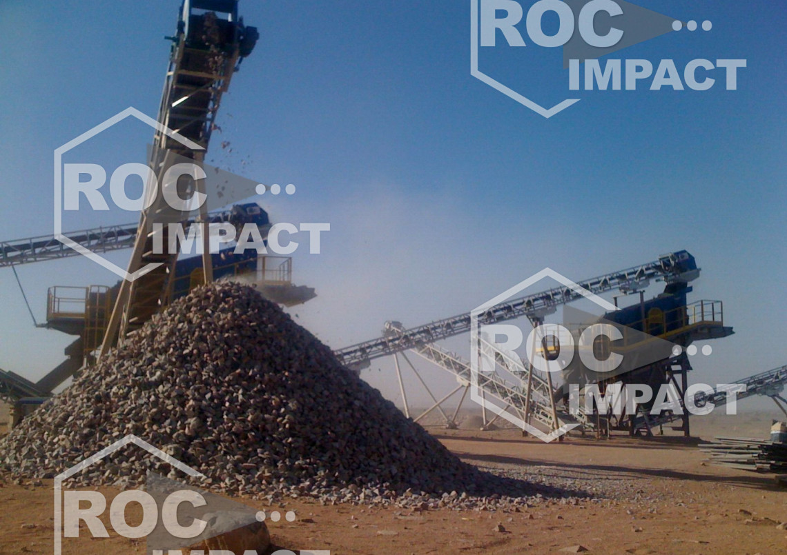 Installation mobile complète «clé en main» totalement réalisée par Roc Impact (Mauritanie)