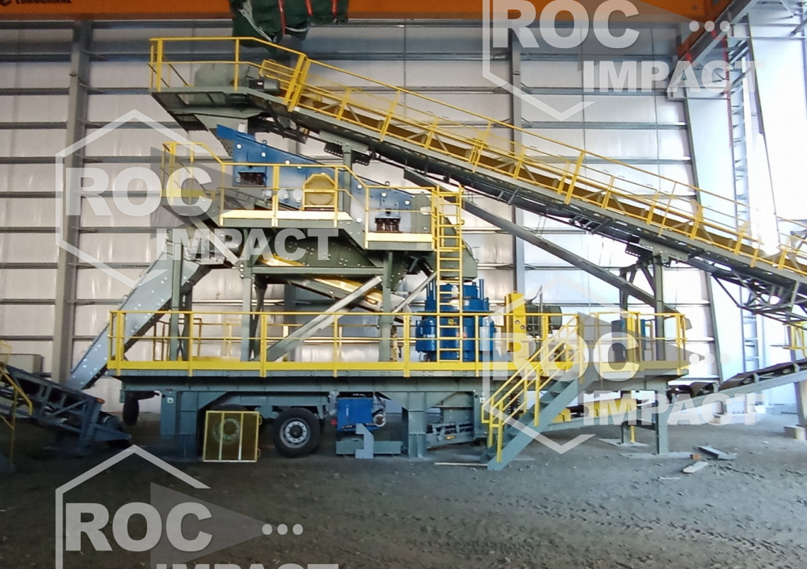 crushing and screening plant for a gold mine in Greenland