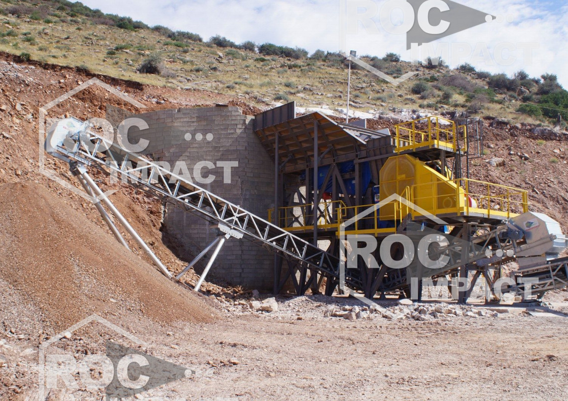 CRUSHING PLANT CAPACITY 300 T/H - 0/25 MM (DESTINATION ALGERIE)