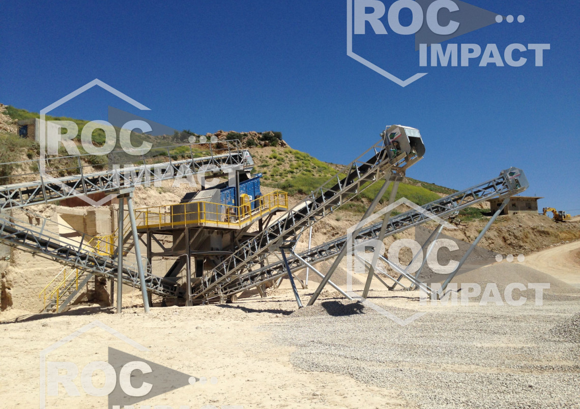 Installation complète 150 t/h en Algérie