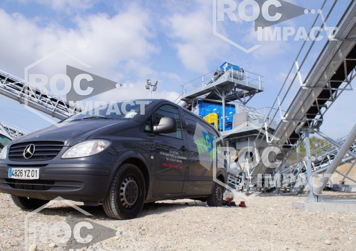 Station complete de 200 t/h en France