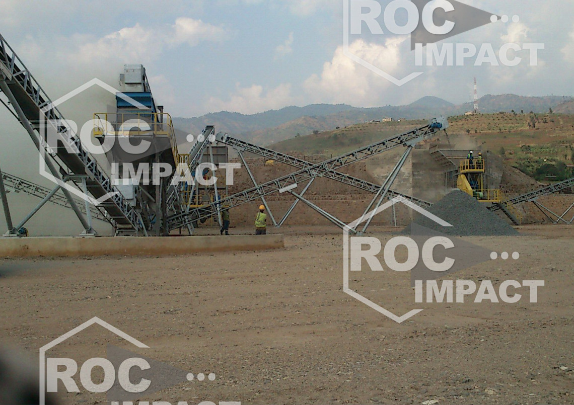 Installation mobile complète 150 t/h au Burundi