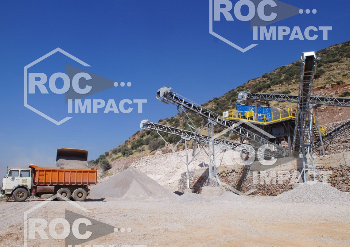 CRUSHING PLANT CAPACITY 300 T/H - 0/25 MM (DESTINATION ALGERIE)