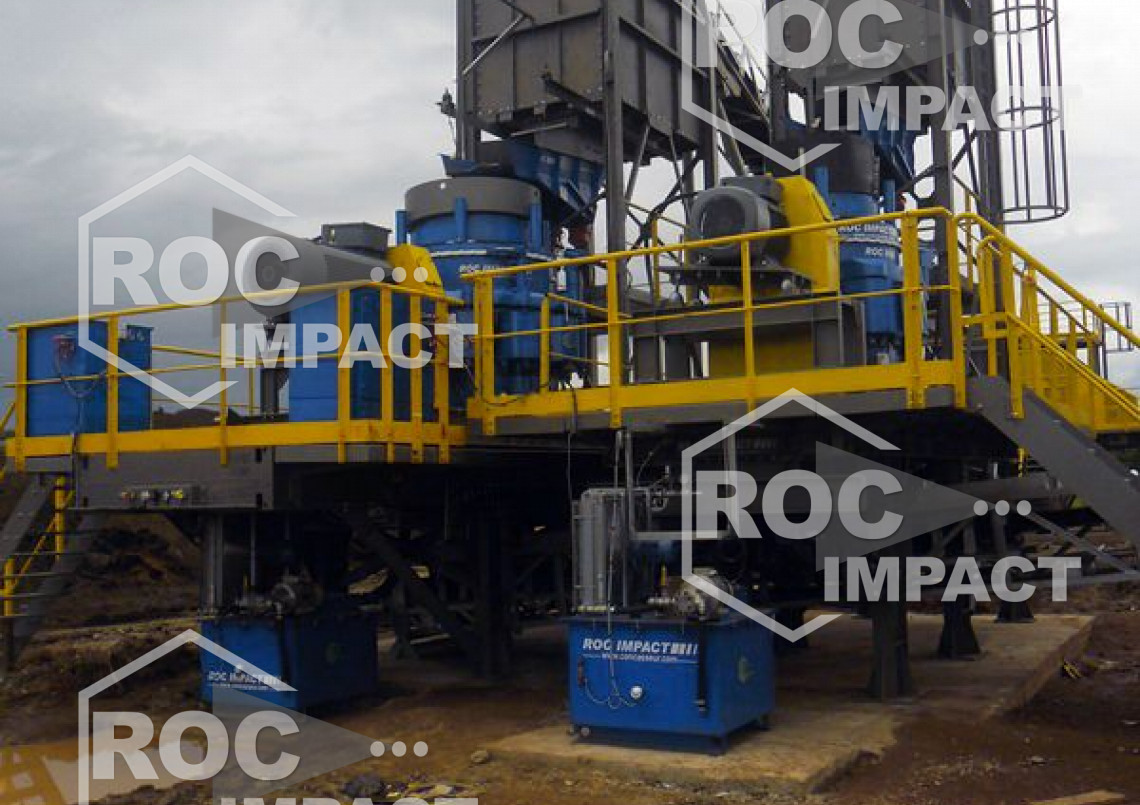 Installation complet mobile de concassage et criblage 200 t/h  (destination Togo)