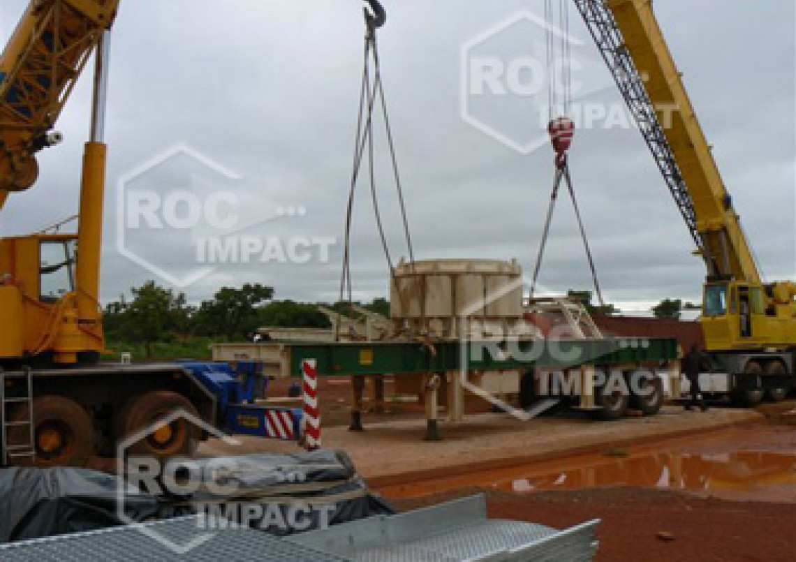 Crushing plant – Gold mine in Burkina Faso (Semafo Mana Gold Mining)