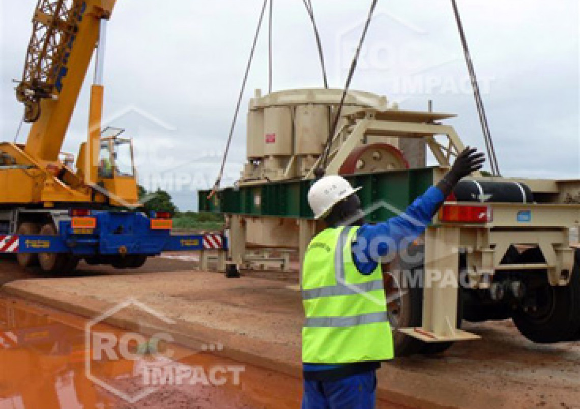 Crushing plant – Gold mine in Burkina Faso (Semafo Mana Gold Mining)
