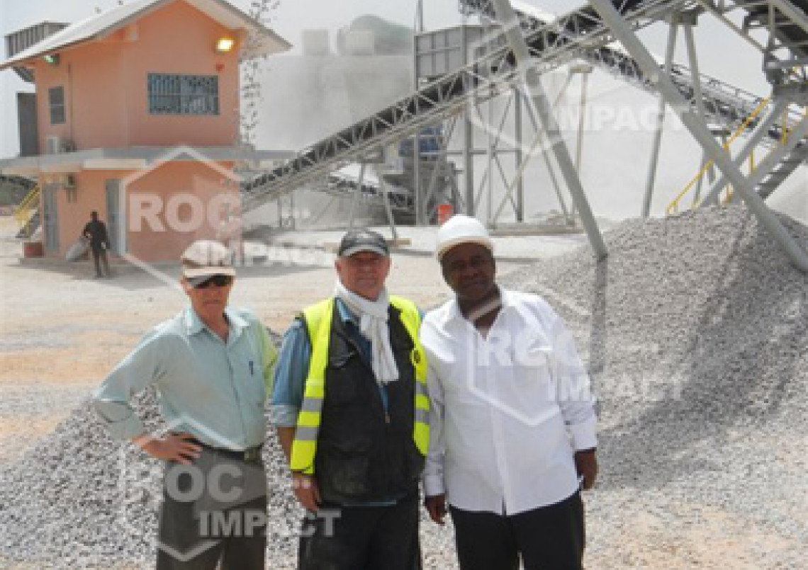 New installation of crushing and screening for the Guinea CONAKRY