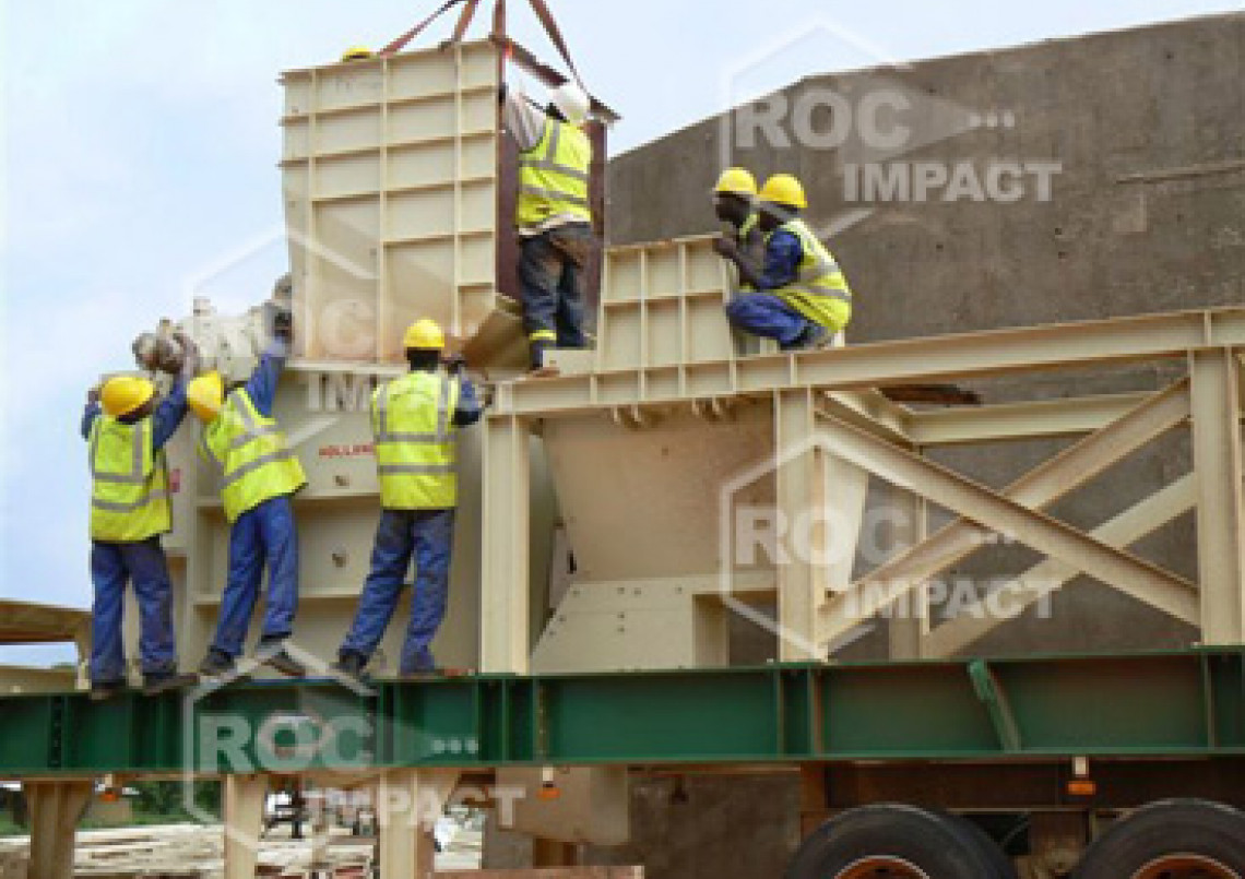 Crushing plant – Gold mine in Burkina Faso (Semafo Mana Gold Mining)