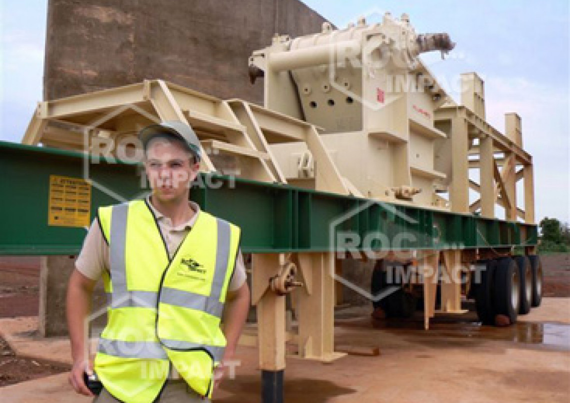 Crushing plant – Gold mine in Burkina Faso (Semafo Mana Gold Mining)