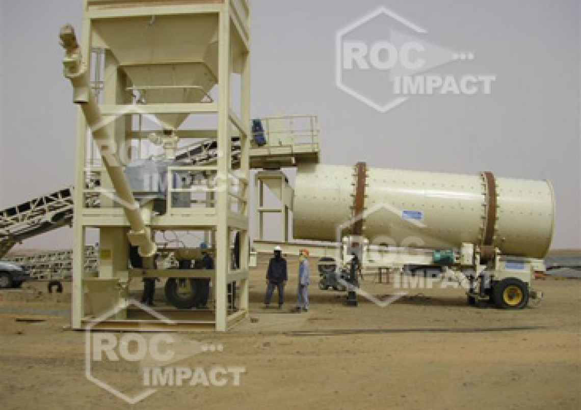Crushing house at the gold mine in Algeria