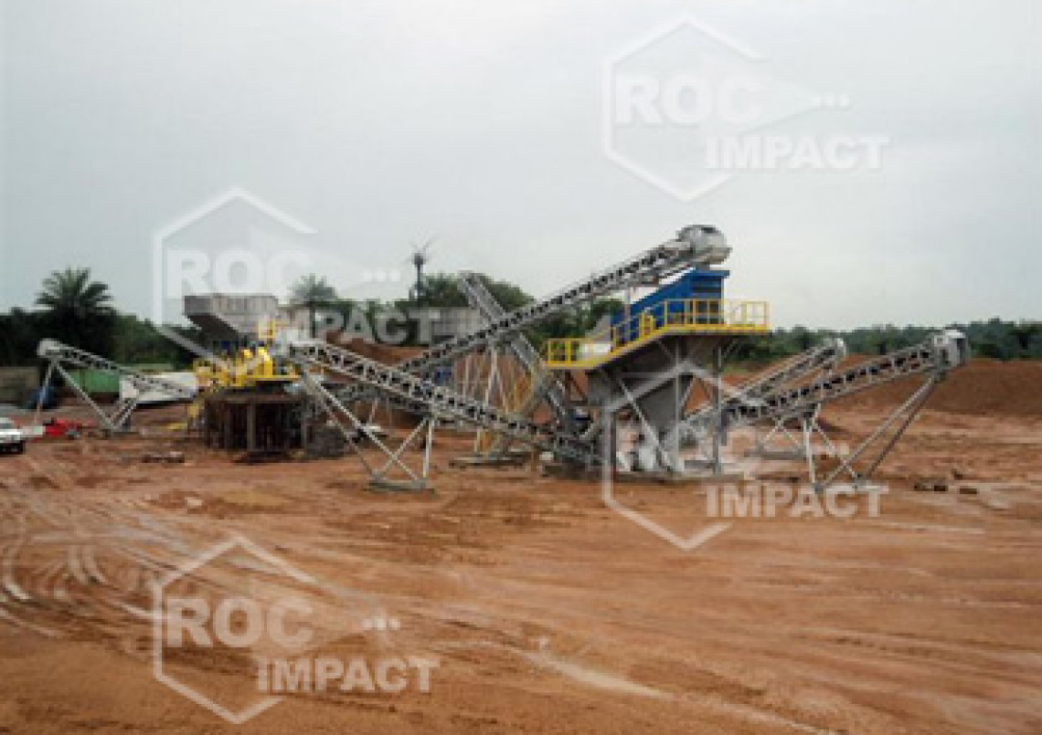 New installation of crushing and screening for the Guinea CONAKRY