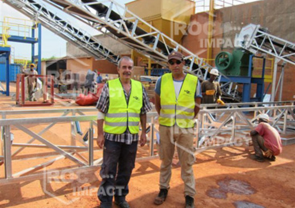 Supplying of conveyors for the gold mine in Mali (conveyor system ROC BELT)