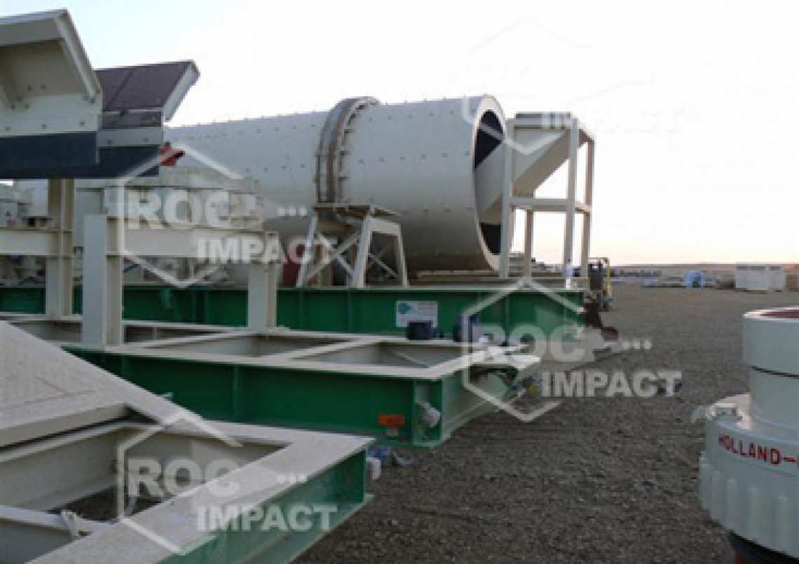 Crushing house at the gold mine in Algeria