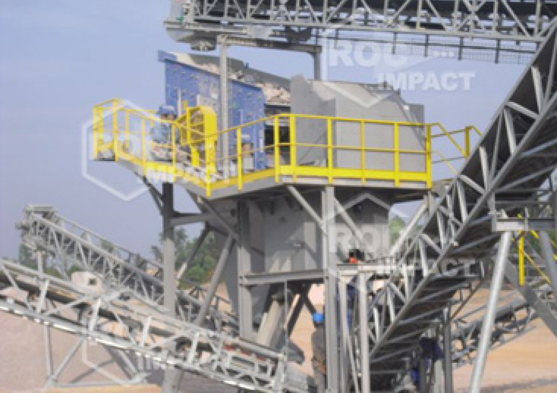 New installation of crushing and screening for the Guinea CONAKRY