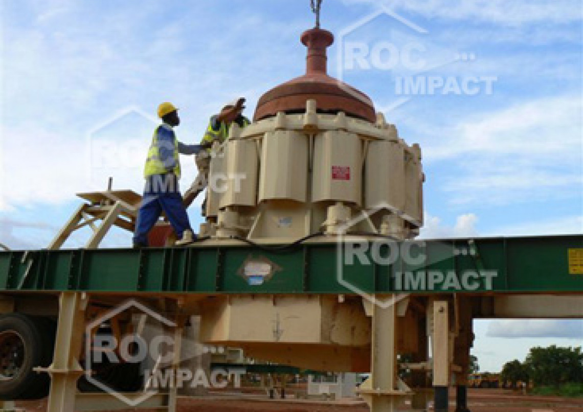 Crushing plant – Gold mine in Burkina Faso (Semafo Mana Gold Mining)
