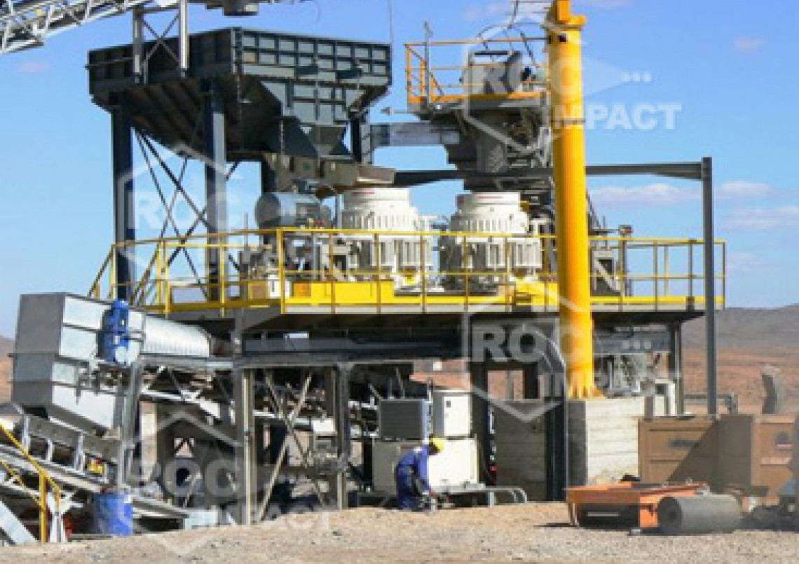 Crushing and screening plant for Akka Gold Mining gold mine in Morocco