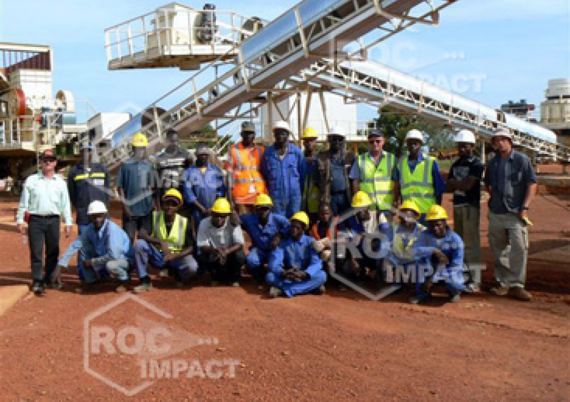 Crushing plant – Gold mine in Burkina Faso (Semafo Mana Gold Mining)