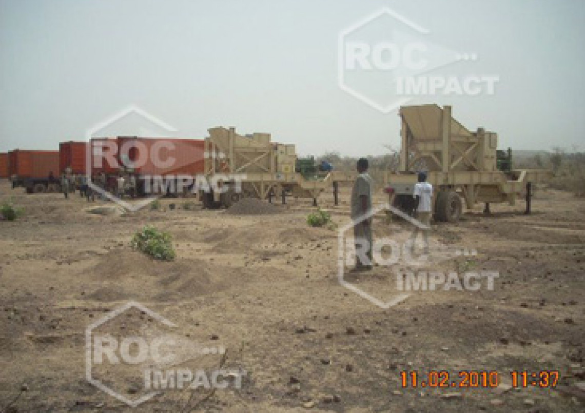 Start of our complete installation in Burkina Faso